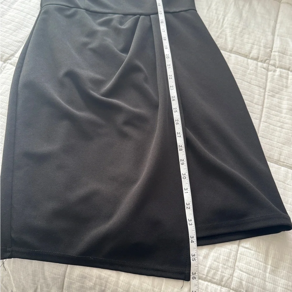 Lulus black half sleeve winter chic dress size M - Picture 7 of 9